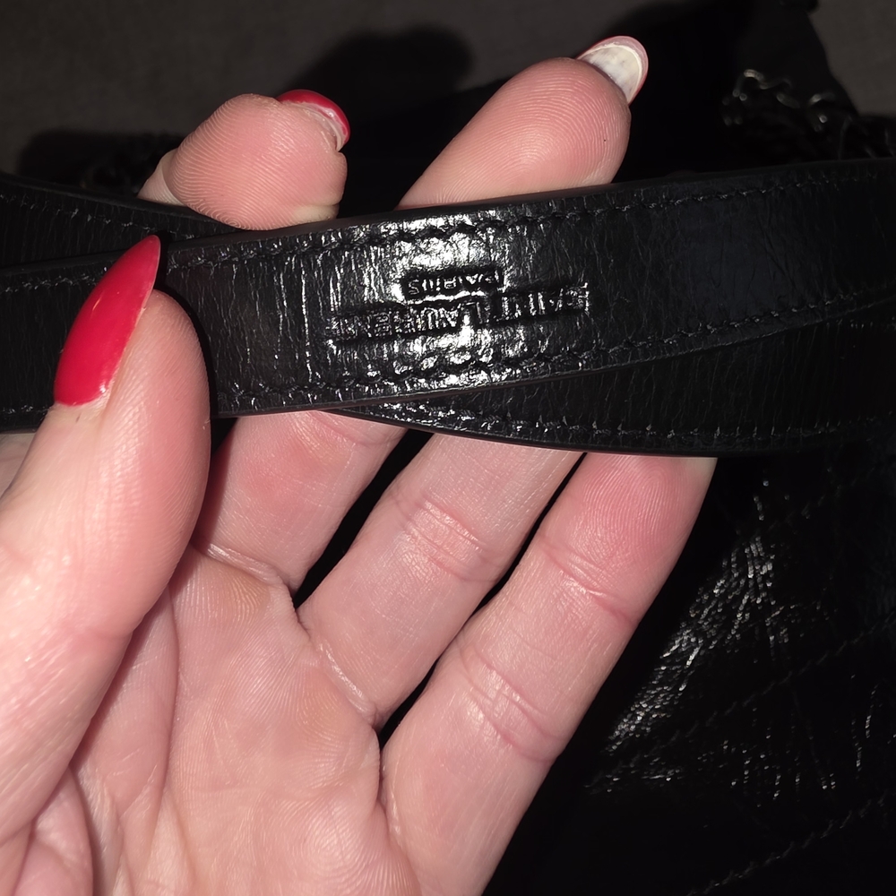 Saint Laurent Medium Nikki Black Out Version - Picture 6 of 6